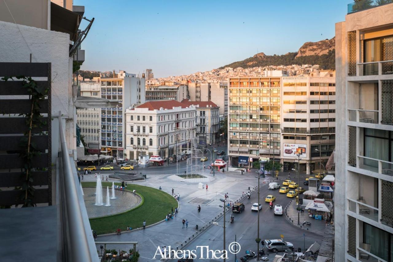 Athensthea Beta Luxury Penthouse Apt In Omonia Exteriör bild
