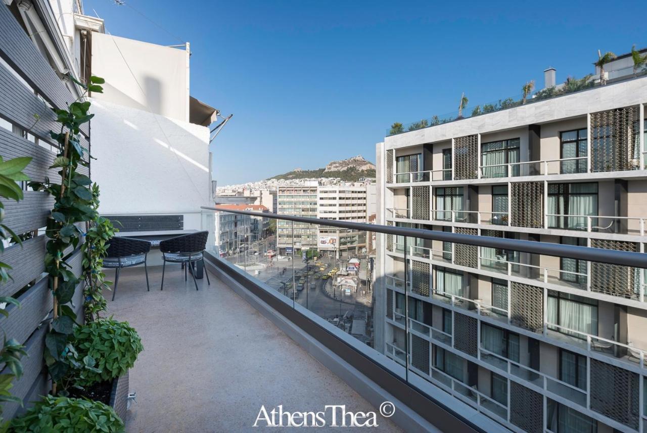 Athensthea Beta Luxury Penthouse Apt In Omonia Exteriör bild